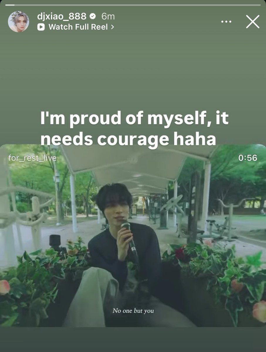 xiaojun_xdj's tweet photo. Xiaojun ig story update

“I’m proud of myself, it needs courage haha” https://t.co/raJPYOYIku