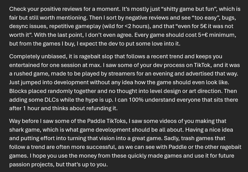 Maxim_Drw's tweet photo. @Zoroarts @Steam Just wrote my reply in Word because I ain't paying for premium https://t.co/kFYCRg5PY4