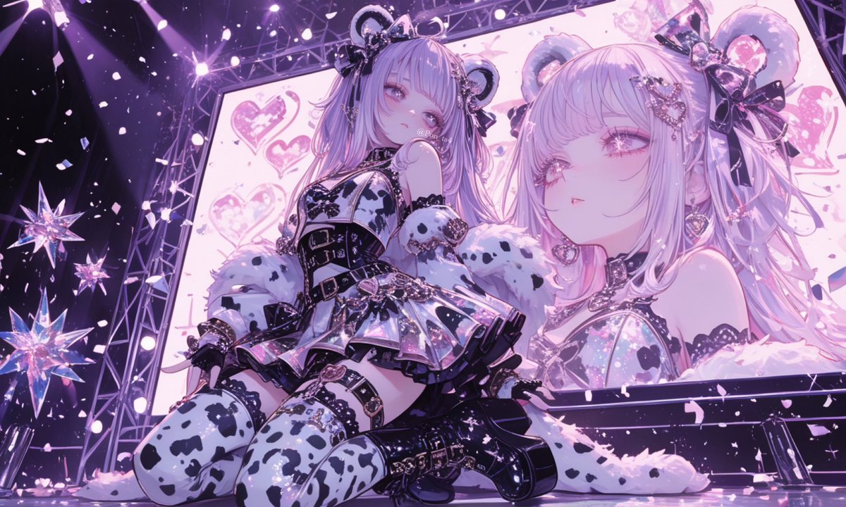 Pon_ta4's tweet photo. ୨୧ 衣装プロンプト配布 ୨୧

❥❥ギャル×アイドル×アニマル柄~✮

ALT ❥⋯▶︎ 
𝟣枚目 ｜ 衣装プロンプト
𝟤枚目 ｜ 追加デコプロンプト
𝟥枚目 ｜ 背景プロンプト

チャッピーなどに投げてもらえればアニマル柄も変更できます🫶🏻
まーじでかぁいいので是非❣️

#ぽんのきせかえやさん☁️𓂂𓏸 https://t.co/iSLO05ajWk