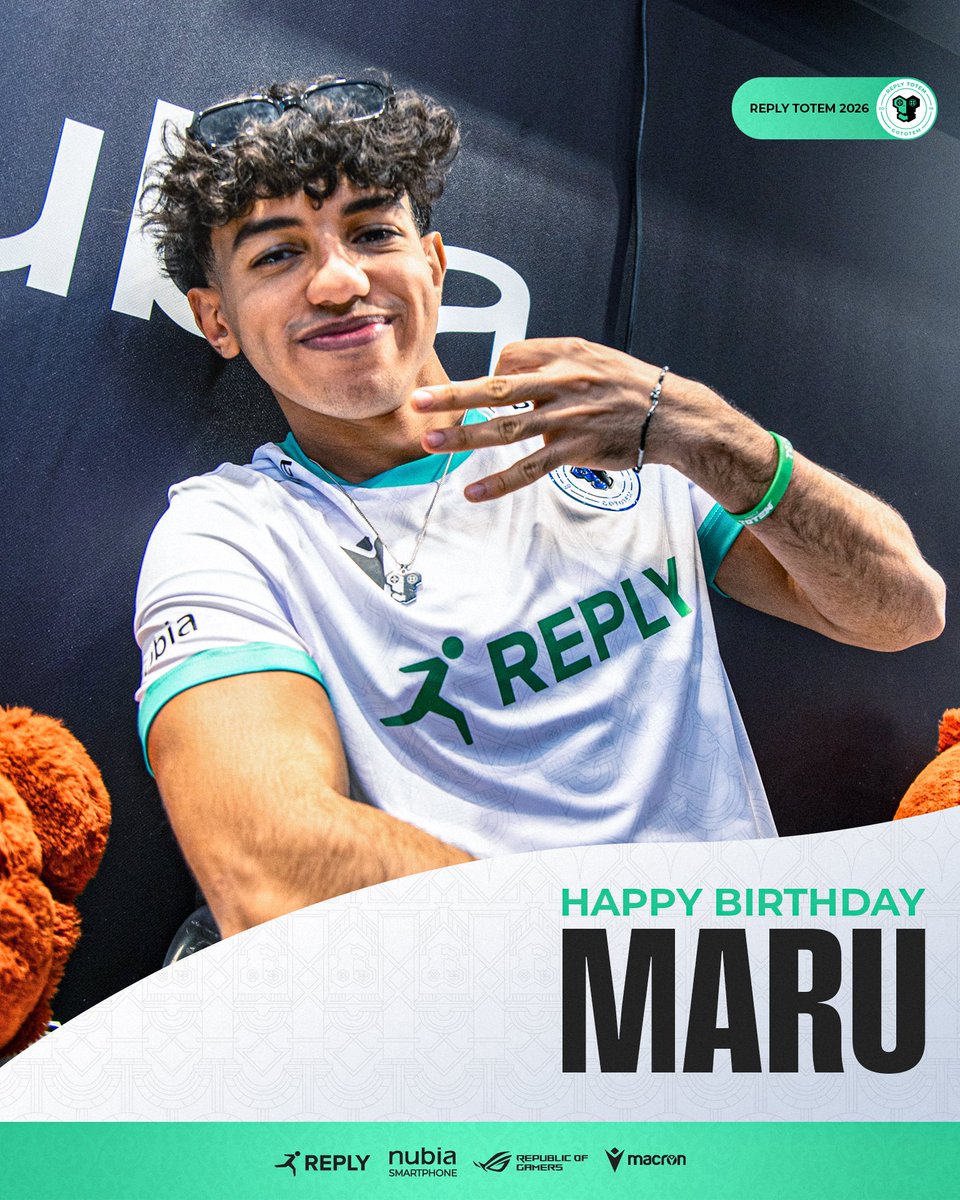 Reply_Totem's tweet photo. No way bro is born on 6/7 🥳

Happy birthday to the Totem CEO @Maru_bs1, the 6th one together, and who knows how many to come 🎉 🎂 https://t.co/ZEa0ZuDwfc