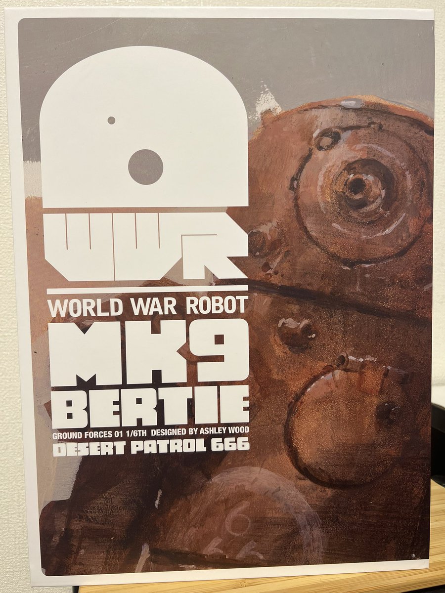 inabahobby's tweet photo. WWR BERTIE MK9
待ちに待ったMK9バーティが届いたぜ！
シルエットも汚し塗装も良すぎる……
#Underversehq #WWR #threeA #worldof3a #AshleyWood https://t.co/mzk43xO64O