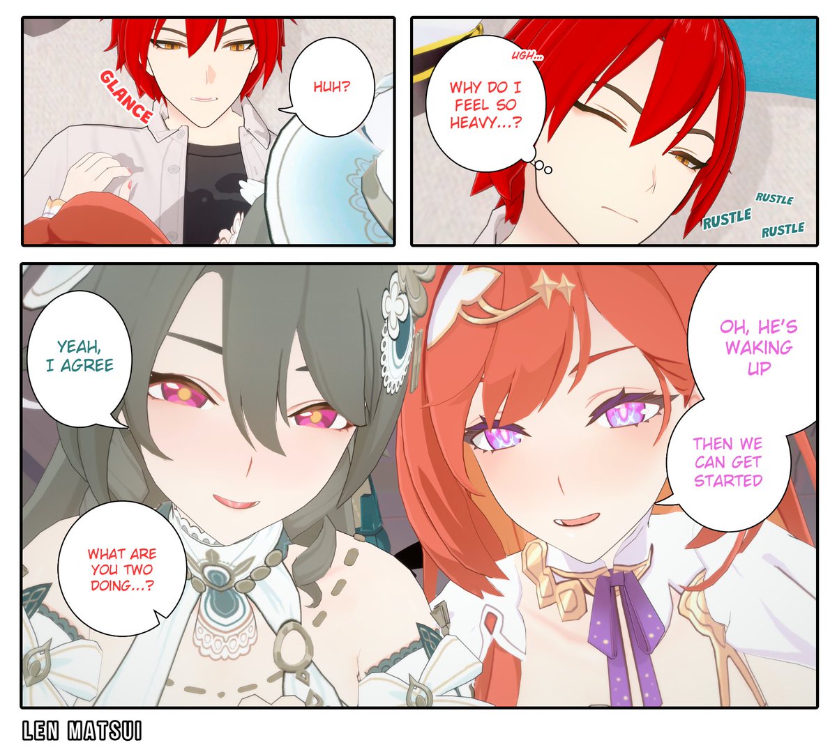 Len_Matsui's tweet photo. Vita and Senadina on Mars 

#HonkaiImpact3rd #Vita #Senadina https://t.co/lTabCafk7L