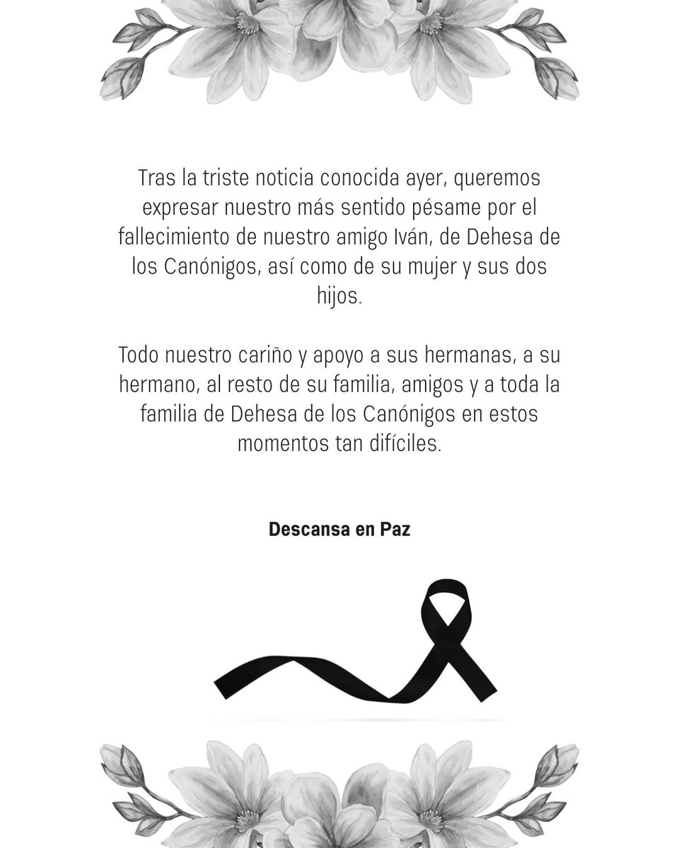 QuesosQuevedo's tweet photo. Hay noticias para las que nunca existen las palabras adecuadas.

Hoy queremos acompañar con todo nuestro cariño a la familia, amigos y a todo el equipo de Dehesa de los Canónigos.

Descansen en paz. 🤍 https://t.co/ejENDQqA7D