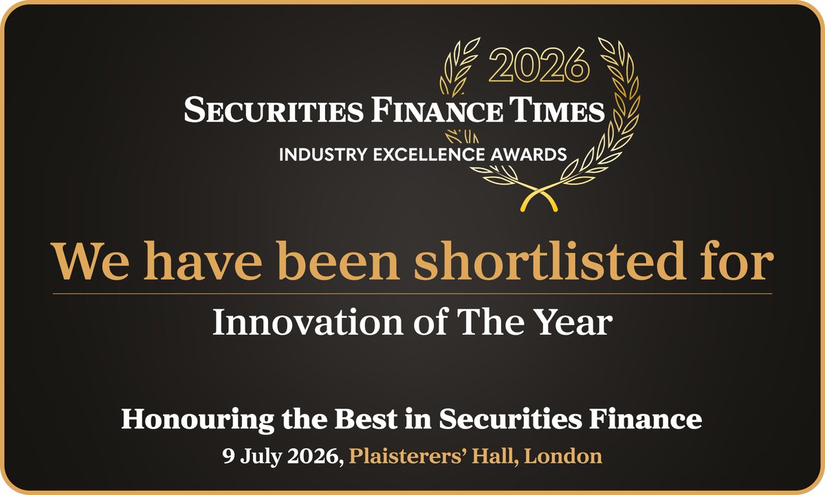 hqla_x's tweet photo. We’re delighted to have been shortlisted for Innovation of the Year at the @SecFinTimes Industry Excellence Awards 2026.

This recognition reflects the growing industry focus on transforming collateral mobility and modernising post-trade infrastructure through digital solutions.

A huge thank you to our clients, partners and team who continue to support our vision.

Congratulations to all the firms shortlisted.