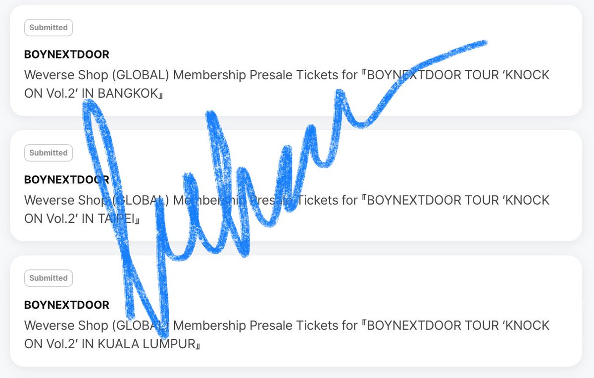 dear_lilcony's tweet photo. wtr want to rent membership boynextdoor in kuala lumpur kl, taipei, bangkok
Idr 100k/code
✅ paypal
1 acc 1 code
If there’s anything to ask, feel free dm me
#kov2 #boynextdoor #wtr #membership #concert https://t.co/6qXCtrjwcy