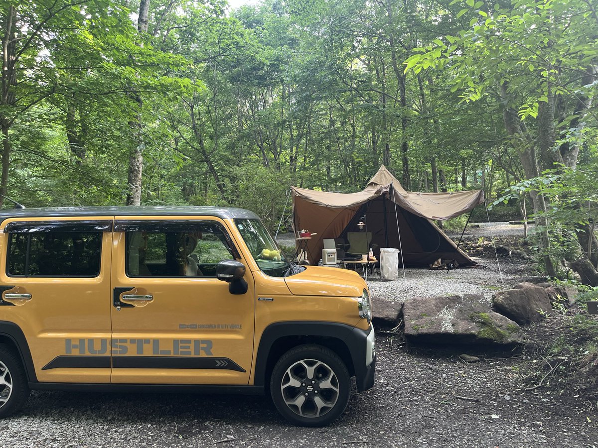 HUSTLER150210's tweet photo. ACNあぶくまキャンプランド最高でした！🏕️施設も地面も整備されてて人も優しくほんとに過ごしやすかった、、ありがとうございました✨ https://t.co/3WZbW1nJE5