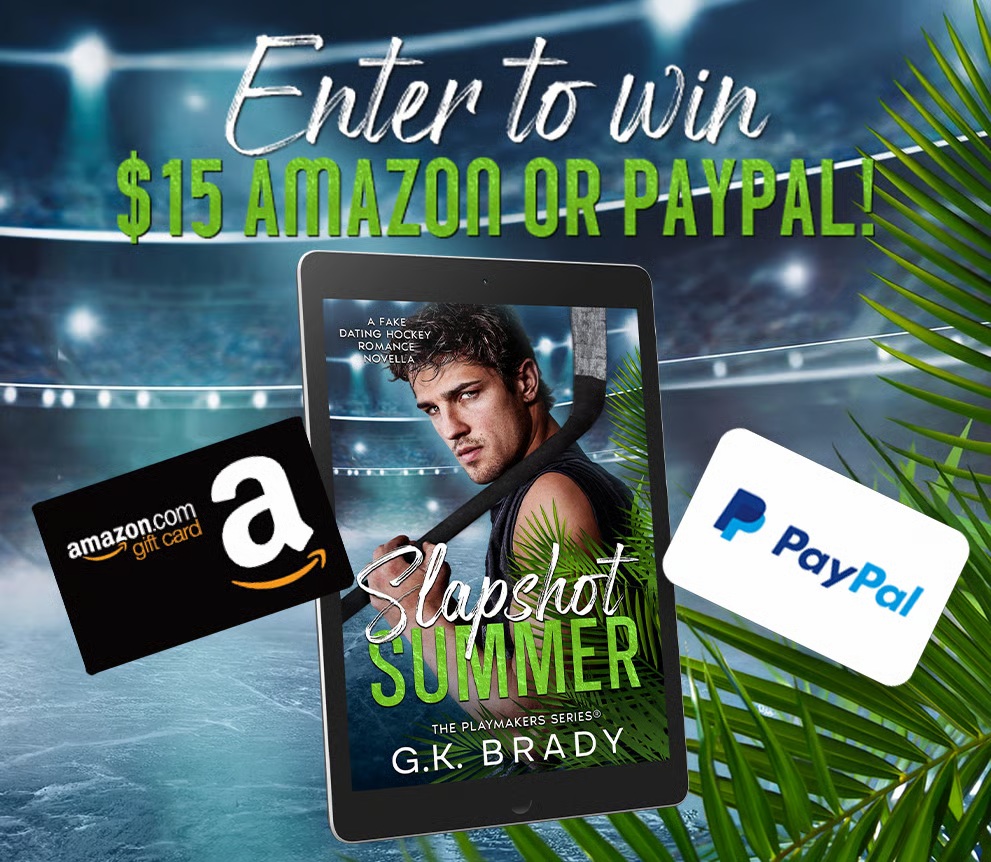 RomanceNovelGiv's tweet photo. #Win this $15 #GiftCard #Giveaway
A jilted bride.
A wrecked goalie.
An unexpected kiss that changes everything.
Slapshot Summer by G.K. Brady
#NewsletterFreebie #HockeyRomance #SportsRomance
@SDBookTours @GKBrady_writes
It's here at RNG→ https://t.co/zoj1vE9AKg https://t.co/ahDYQ0gngK