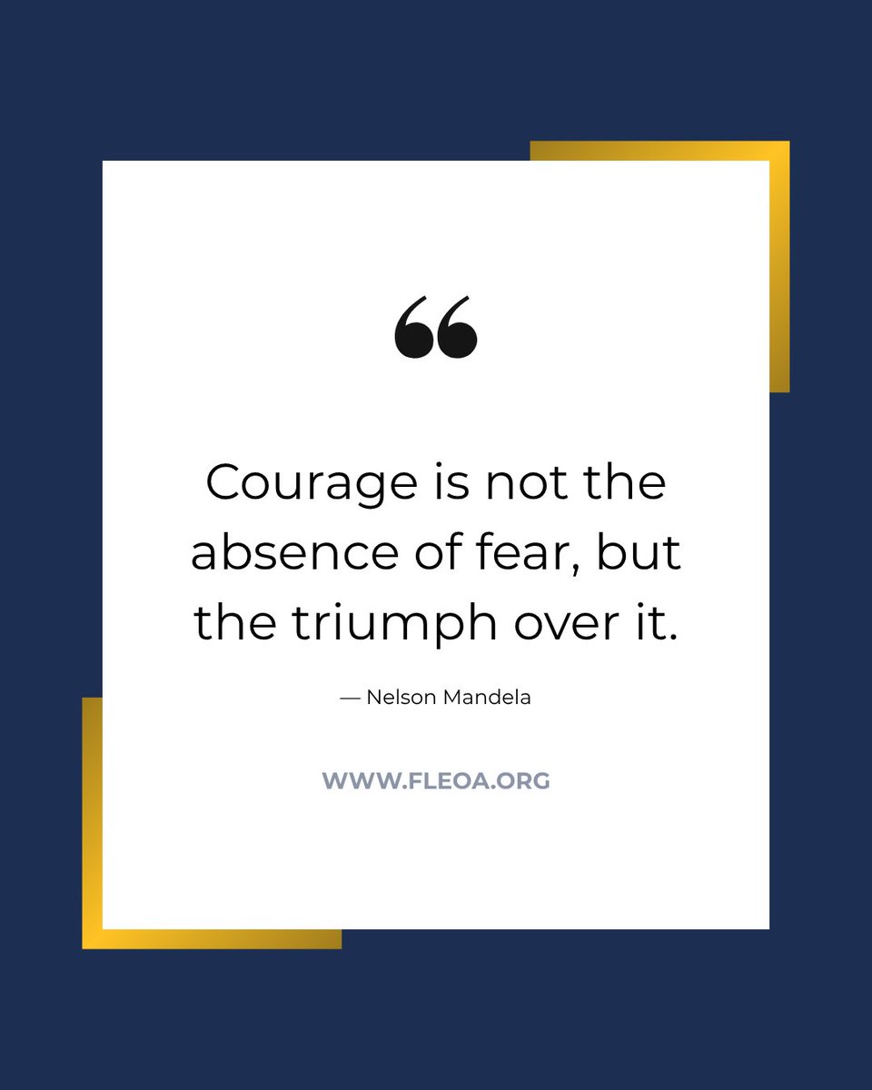 FLEOAORG's tweet photo. Every federal agent knows that courage isn't about never being afraid, it's about answering the call despite it. Thank you to our federal law enforcement.
#FLEOA #FederalLawEnforcement #Courage #Fear https://t.co/QXYXEYCXbk