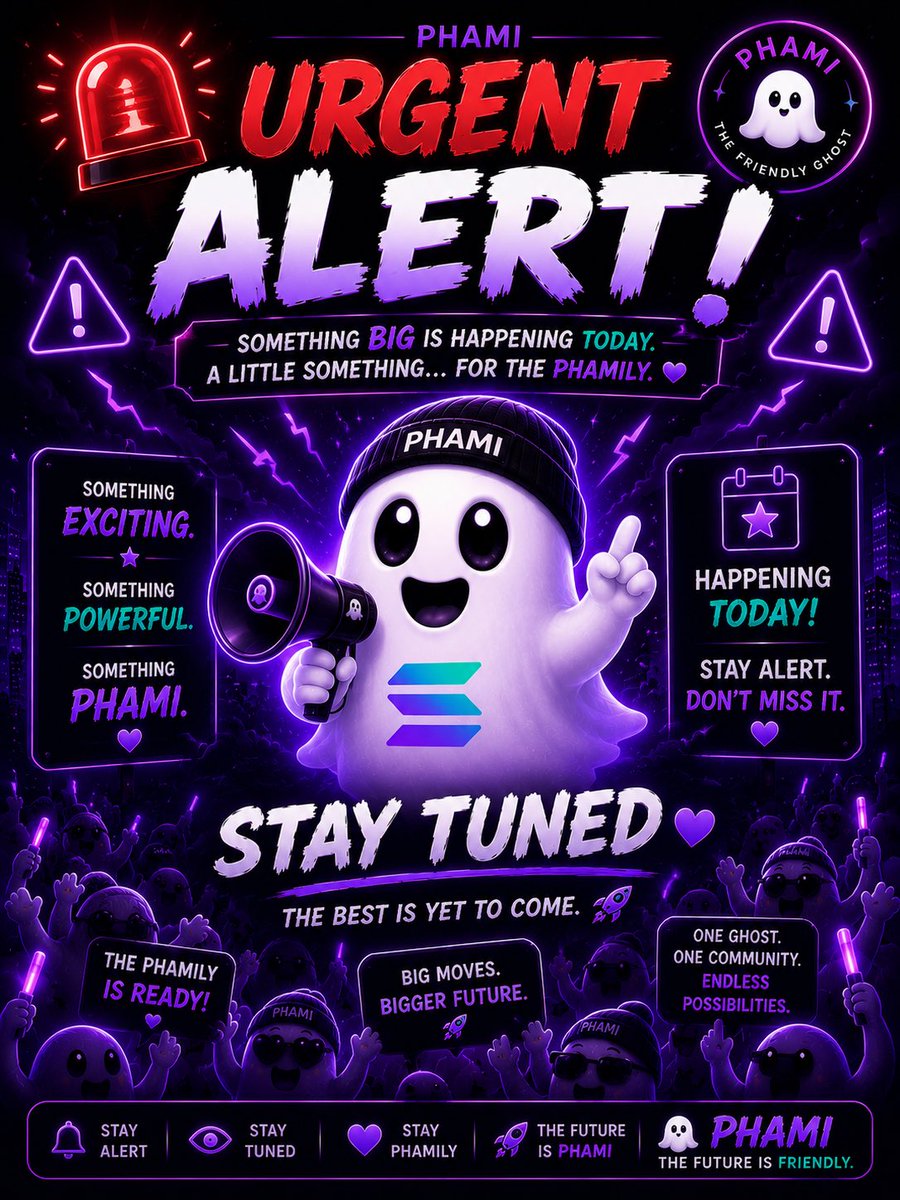 Phami_on_solana's tweet photo. Phami has an Update ๐ฃ
Something is Comingโฆ
To reward youโฆ
Whose ready?
You wonโt want to miss it
#Phami #launch #hype https://t.co/3gPZVGnmAz