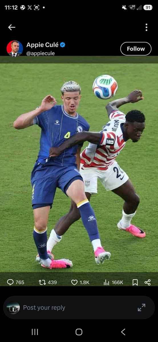 SvenDijk23's tweet photo. @Deebreea4jh @AuldCountry @aqshipley The cheating part is revoking someones red card based on a call from the President of a country, which was an obvious red card to begin with. Now I know you are an American so your IQ is about as low as your shoes, but try to understand simple basic logic for once: https://t.co/cECi5H36J2