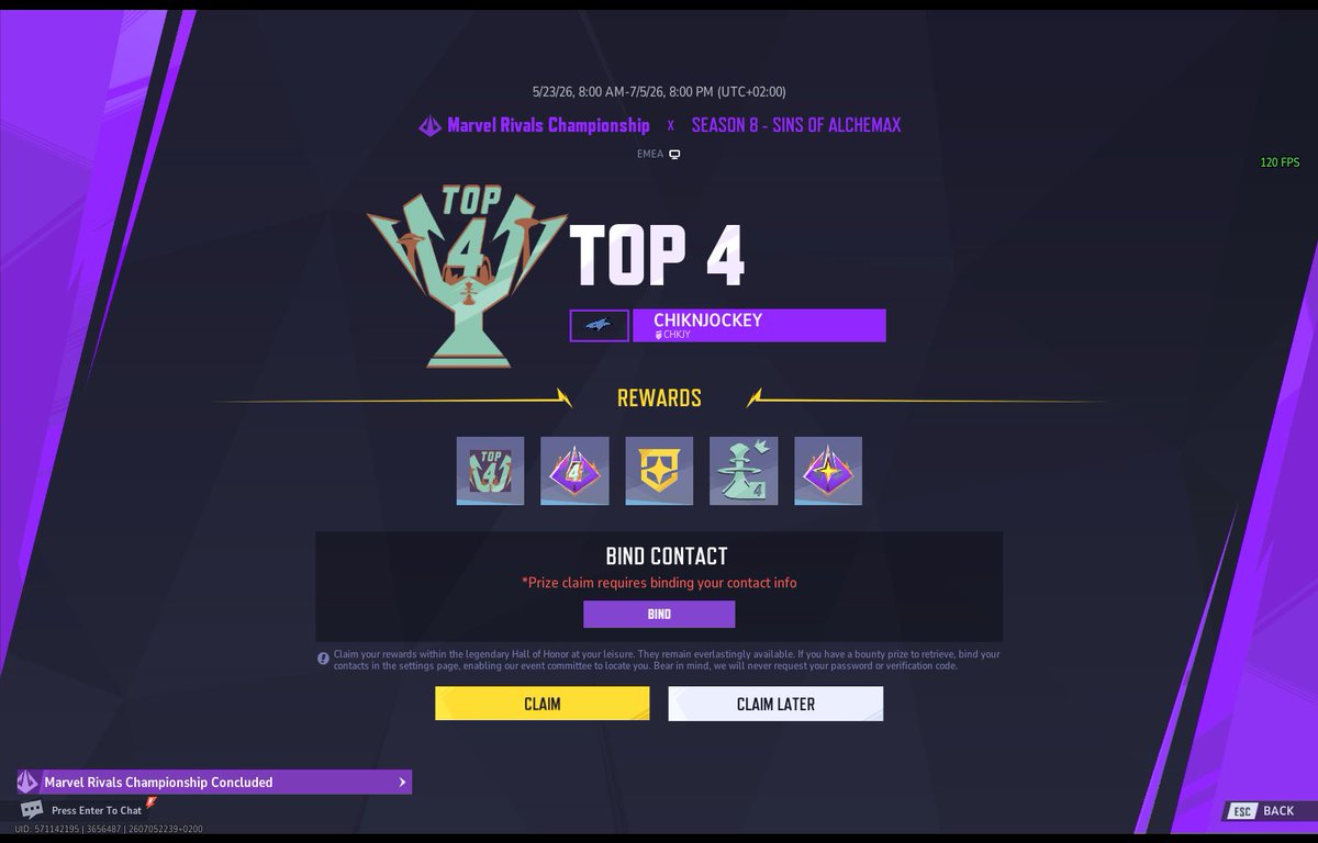 imssobad's tweet photo. Top 4 chud loser , will comeback stronger for the ignite quals 👽 https://t.co/Ow8rYcidLe