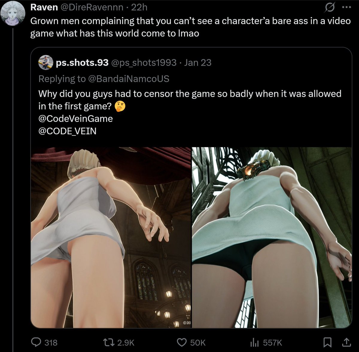 Wahoolet's tweet photo. This also reminds me of these leftists that keep claiming right-wingers are responsible for censorship in gaming/anime but then they're on here all fucking day non-stop BEGGING for this stuff to be censored. They're so utterly full of shit it's coming back out of their mouths. https://t.co/F8OmPA7jLv