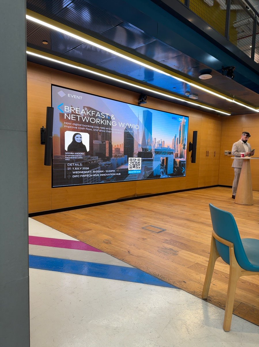 OrbTechAi's tweet photo. One conversation at a @DIFC breakfast w/ @WioBank  shifted the lens.

Indoor navigation is best when arrival, discovery, partner benefits, and transaction become one continuous experience.

That’s when partnerships stop being integrations and start becoming part of the journey. https://t.co/E8uc9Z1ppe