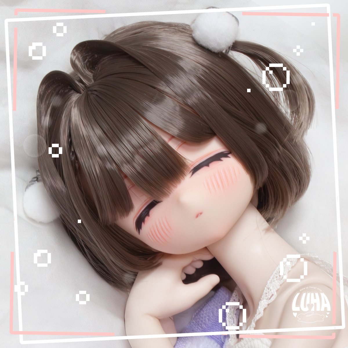 luha_doll's tweet photo. こんにちは、初めてオークションで子どもの家を探しています！ 何卒、よろしくお願いします😴🩷 

⏰️終了時間:7月12日（日）22:11

* imomodoll empty カスタムヘッド
* セット済みウィッグ
https://t.co/rFnnsQK43M https://t.co/rwI8Ej84RX
