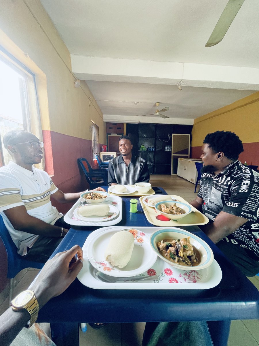 waggydey4you's tweet photo. Fufu &amp; white soup hangout with my fellow Devs 🤭👨🏽‍💻 https://t.co/3yCOBRPgWr