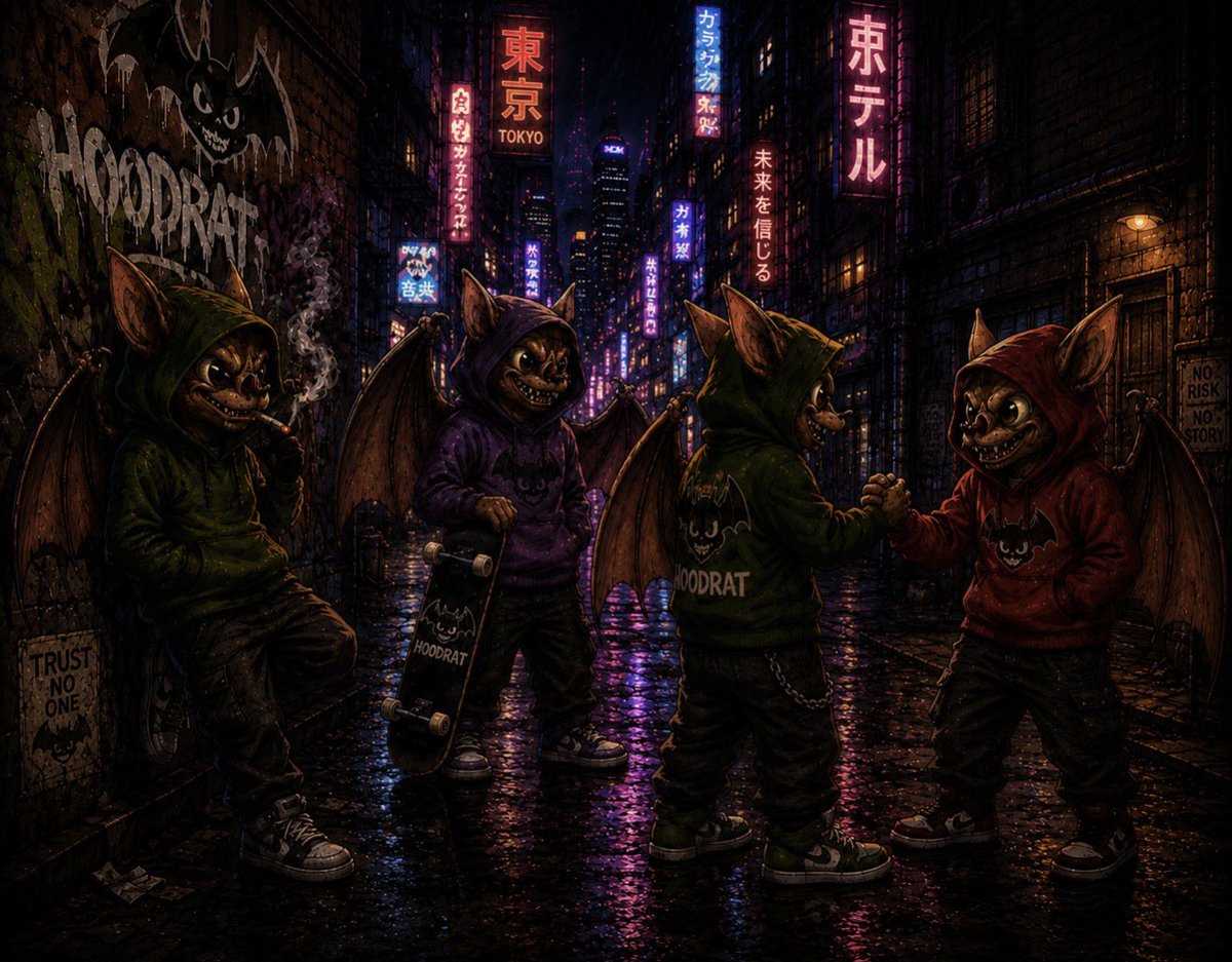 HoodratRH's tweet photo. Just me and my $HOODRAT friends doing Hoodrat sh*t https://t.co/iC4vW0YEUb