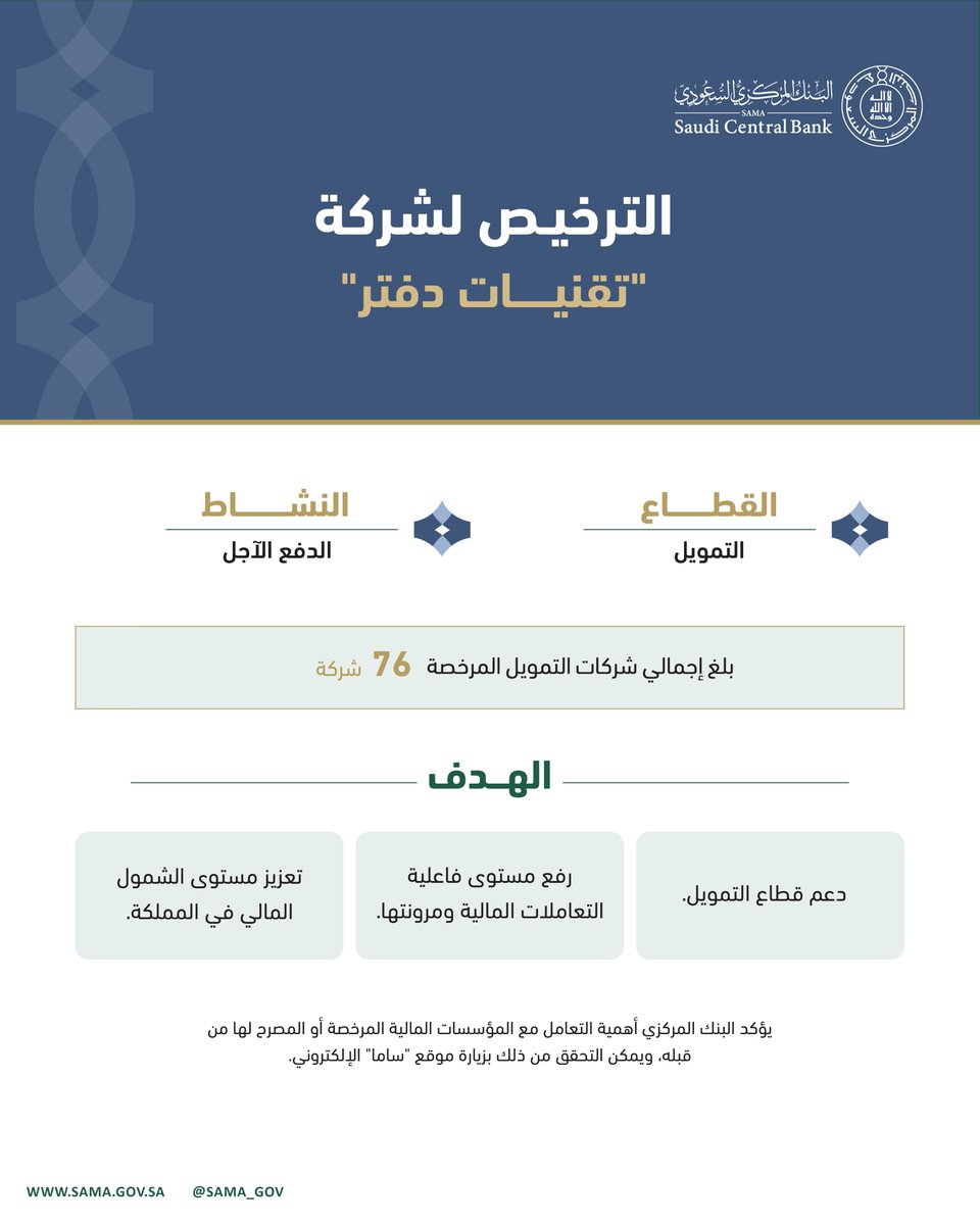 SAMA | البنك المركزي السعودي tweet media