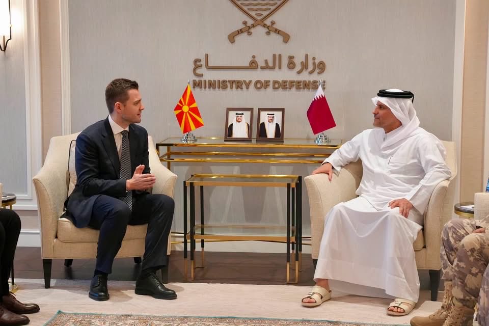 TimcoMucunski's tweet photo. 🇲🇰🇶🇦 In Doha today, I met with H.E. Sheikh Saud bin Abdulrahman bin Hassan bin Ali Al Thani, Deputy Prime Minister and Minister of State for Defence Affairs of Qatar.

🔹 Explored ways to enhance cooperation in defence and security, building on the strong partnership between our two countries.
🔹 Discussed the evolving regional and global security landscape and the importance of close coordination in addressing shared challenges.
🔹 Highlighted our country’s contribution as a NATO Ally and welcomed Qatar’s valuable partnership with the Alliance in promoting peace and stability.