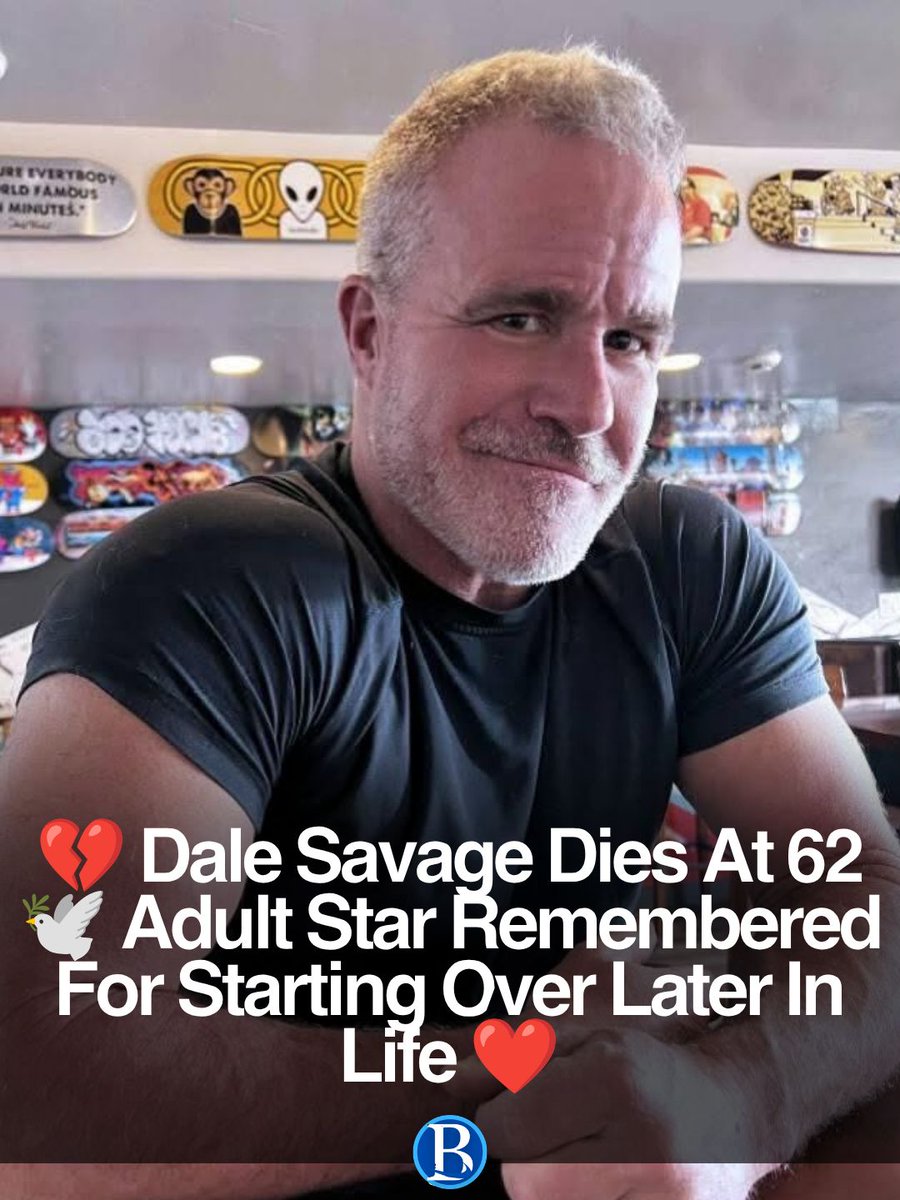 BGayCom's tweet photo. Dale Savage has died at 62 after suffering a stroke.

The former firefighter didn't begin his adult entertainment career until he was 50, proving it's never too late to embrace a new chapter. Friends and fans are remembering him as talented, warm and genuinely kind.

RIP ❤️ https://t.co/GjxxZ9jsZ6