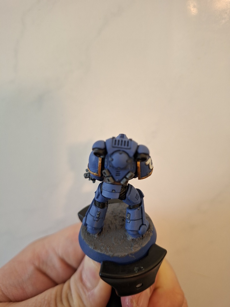 EhemannundPapa's tweet photo. Wieder ein Stück weiter an meiner „Bunker & Brecher“-Einheit! Figur 2 ist Ready 😊. Für Ultramar!⚔️🔵
@tinkerbellsway
#Warhammer40k #Warhammer #WarhammerCommunity #40k #PaintingWarhammer #GamesWorkshop #MiniaturePainting #WarhammerPainting #SpaceMarines #WH40K #Tabletop https://t.co/whnAAdN64l