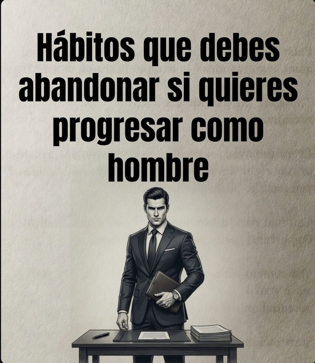 IronStrategy's tweet photo. Hábitos que debes abandonar si quieres progresar como hombre

- Hilo - 🧵 https://t.co/qxDamwbeuf
