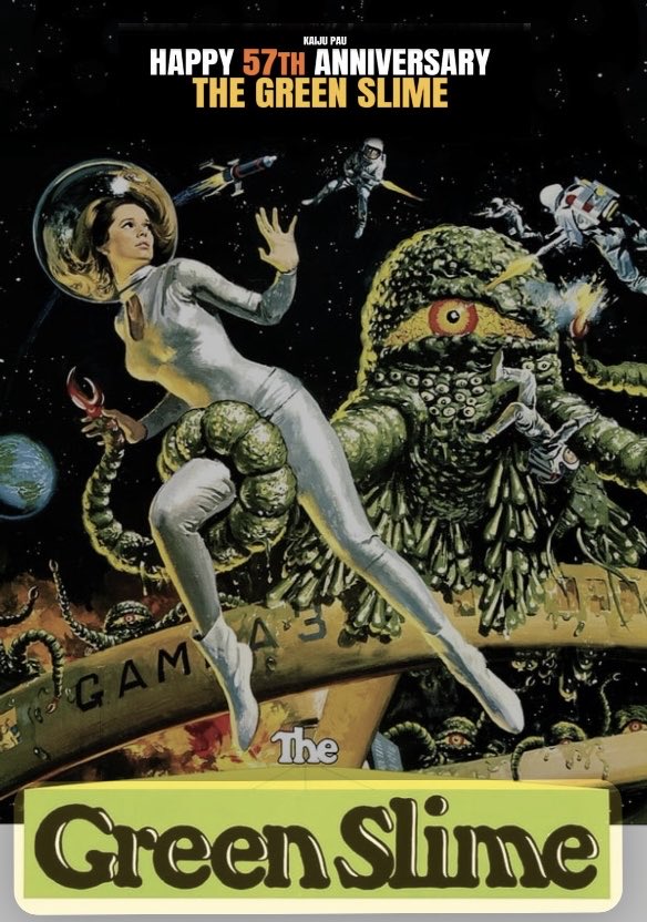 RCDad92's tweet photo. You can’t call yourself a fan of vintage sci-fi movies if you haven’t seen this one!
The Green Slime (1969)
#Scififans
#Horrormovies #japanesescifi https://t.co/XxmW3zITfc