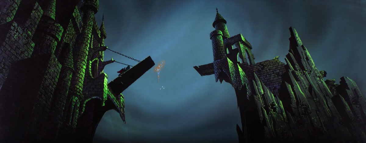 reminiscinbby's tweet photo. the forbidden mountains in sleeping beauty (1959) https://t.co/iqBONmnzES