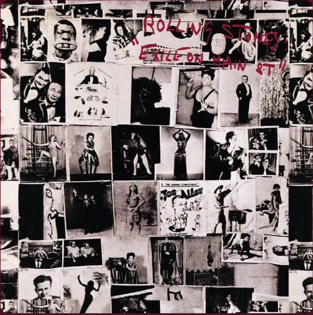 theytheylive's tweet photo. The Rolling Stones - Exile On Main St.

こんなこと言ったら怒られるだろうけど、60年代のブルースとかロックンロールとか聴きたい欲求をこの1枚で全部解消してくれる感覚がある
ドーパミン中毒向けのコッテリした味付けもしてくれてるから、これ好きになった��60年代に戻れない気がする https://t.co/kBhbnTZ88a