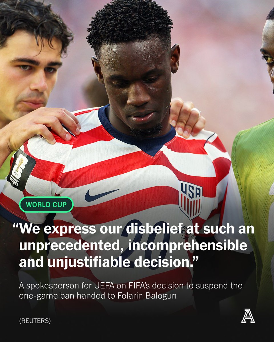 UEFA, 발로건 징계 번복 비판