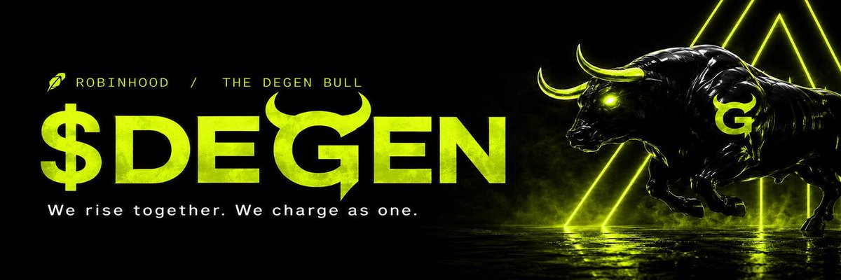 DegenZNetwork's tweet photo. HISTORY MADE!

The very first token has officially been deployed on DegenZ Fun! 

Welcome The Degen Bull ($DEGEN) to the arena!

Deployed using our brand new dynamic bonding curve (creators can set graduation between $10k–$30k MC)

$DEGEN chose the fast-track $10k target for an ultra-rapid Uniswap graduation and permanent LP burn! 🔥

🎯 Buy $DEGEN Here: https://t.co/PZqQu1Giao

#DegenZFun #TheDegenBull #DEGEN #FairLaunch #MemeCoins #Uniswap