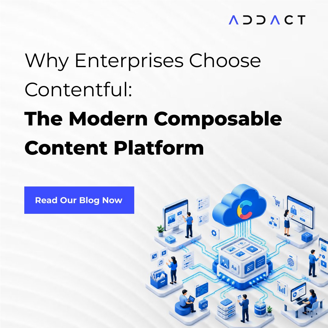 AddactTech's tweet photo. Discover why enterprises are choosing Contentful to power scalable, API-first, and composable content management that accelerates digital transformation. Read our blog https://t.co/1PFjcm03Ox #Contentful #HeadlessCMS #ComposableCMS #WebDevelopment #Addact https://t.co/2EbS9QmUQx