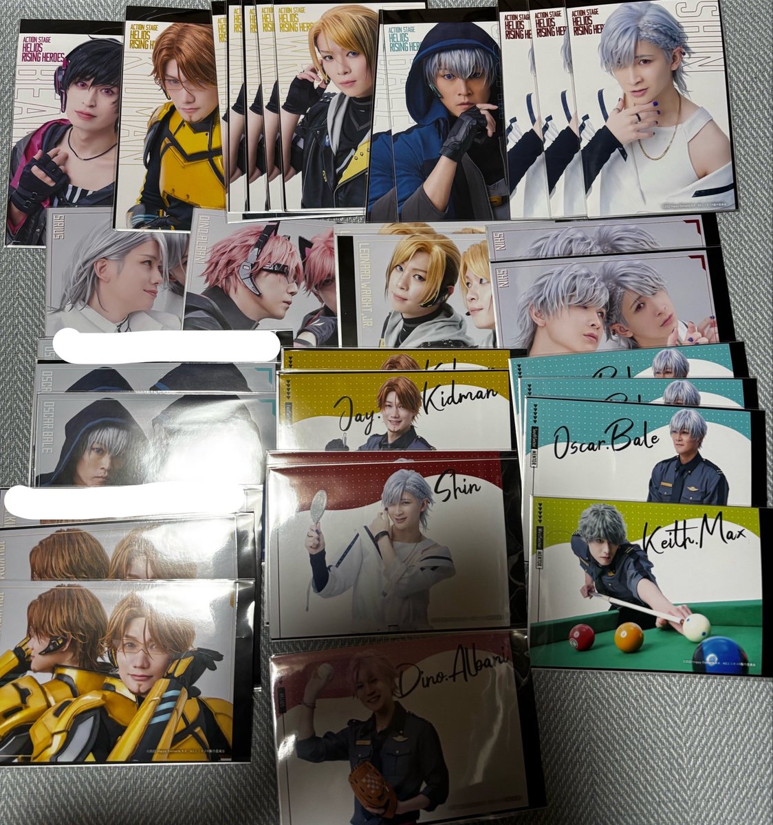 winter_khk's tweet photo. 【譲渡】エリステ ランブロ エリチャン ブロマイド
譲→画像
求→定価(2〜)

フェイス、キース、ディノはオスカー、ジェイを同数含むまとめてのみ。(別ポストクリアコレクションも可)

8ソワレ、11マチネ、12マチネ、開演前のお取引希望です。お気軽にお声がけください。 https://t.co/yiP5uRVae1