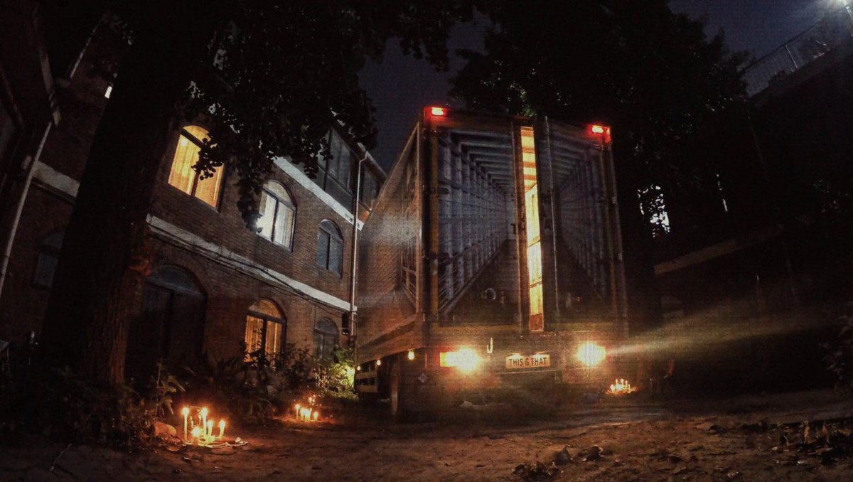thrccracha's tweet photo. this is interesting because when they were inside the abandoned building, they received a call from seungmin, then  in the end you can hear that he said "inside there" before the camera pans to the truck..... what is he doing.... what's inside the truck.....? their bodies...? https://t.co/FQhkMixEpY