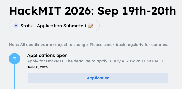 UrN1c3's tweet photo. A few days ago I applied to @HackMIT!
Really hope I get in this year and meet the people who will change the world... oh, and build something really cool.

https://t.co/k6sqSbN2k3 https://t.co/BLqOVIYF7i