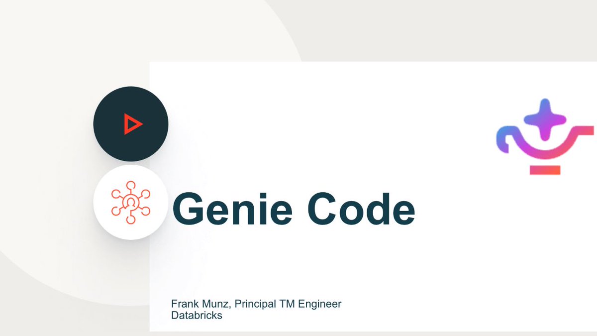 cattodata's tweet photo. อันนี้คือปุ่มปิ๊งๆ AI ไว้ช่วยเขียน SQL ที่บอก ของ Databricks เรียก Genie Code มาเขียนแทนได้ ปุ่มมันน่ากดมาก ✨⭐️ 

#Databricks #GenieCode #cattodata https://t.co/0W3VMPudz3