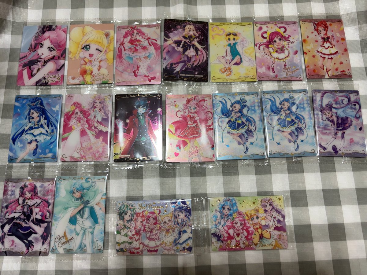hqwbkp's tweet photo. 【交換】
プリキュア カード ウエハース13

譲)キッス、スパークル、ミスティック、アルカナ・シャドウ、ジェット先輩、ドリーム、ルージュ、アクア、グレース&amp;アース、ダルイゼン、アイドル、ウインク2、キュンキュン、コネクト、Yes!プリキュア5、
ヒーリングっど

求)HR アンサー、SR アンサー

→ https://t.co/3pS2VC3uU0