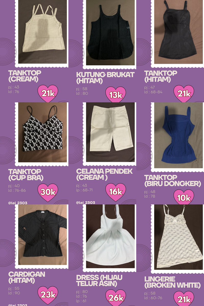 lei_2303's tweet photo. wts preloved atasan dan bawahan Murce

aku turunin harganya🫰🏻

10k-35k

📍 Kab.Bogor
co via🍊 (bisa cod)
bisa keep 7.7
https://t.co/GhLETElCf8
DM for detail^^

wts baju atasan tanktop cardigan rajut dress sweater celana https://t.co/ayhnCCmQBl