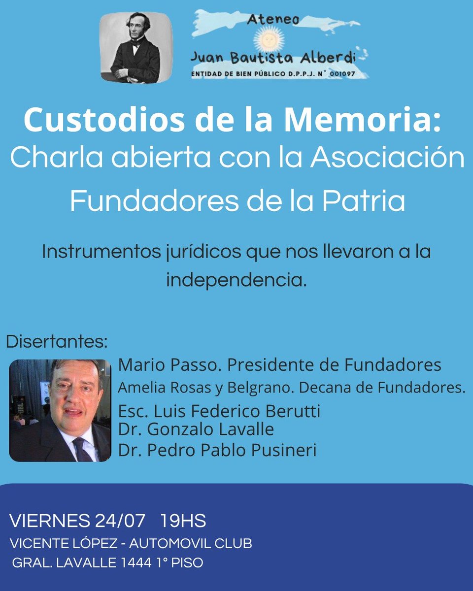 MagdalenavanLan's tweet photo. @ateneoalberdi 
Para después del mundial !!! 
Viernes 24 de julio. https://t.co/oF9tqP5S9Q