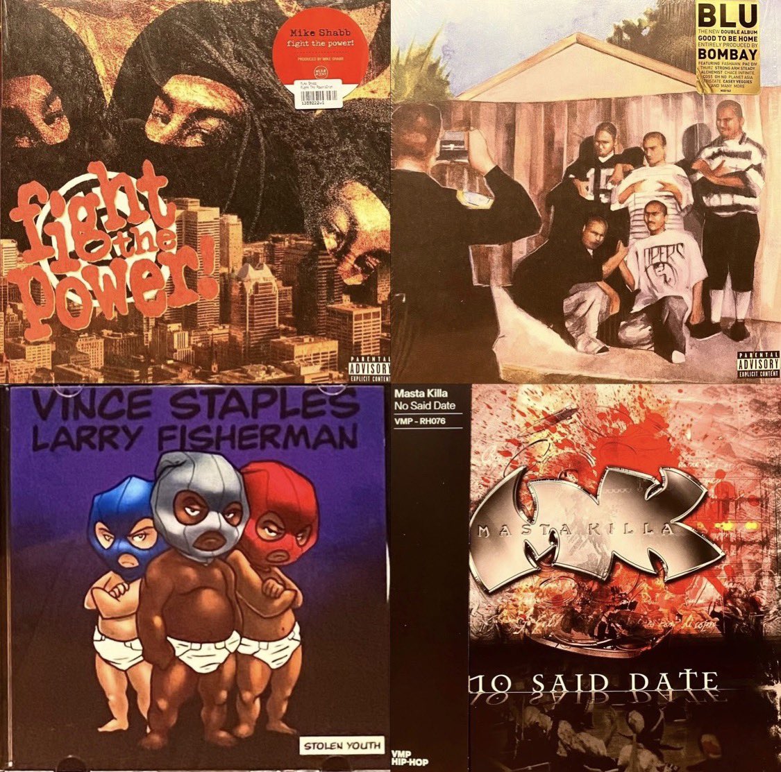 dilla58's tweet photo. 最近の入手盤→
Mike Shabb / Fight The Power (Orange Marbled Vinyl ) 、BLU / GOOD TO BE HOME (2LP Orange VINYL)、VINCE STAPLES &amp; LARRY FISHERMAN (MAC MILLER) / STOLEN YOUTH (CD-R)、Masta Killa /No Said Date(2LP Red Splatter Colored Vinyl) https://t.co/fQaVm3VgaI