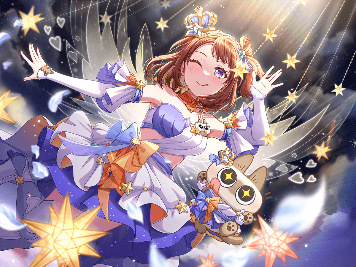 anonsbelle's tweet photo. Azuki collabo cards HQ #バンドリ https://t.co/WRjBUd1rIZ