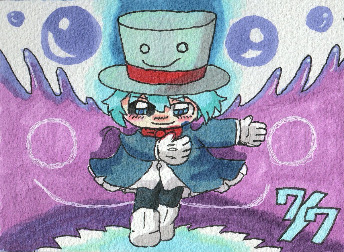 tabito_1121's tweet photo. 💊七悪くん🪣

Happy  birthday 🎉☺🎂🎁

#夜桜七悪生誕祭2026
#夜桜七悪誕生祭2026
#夜桜さんちのファンアート https://t.co/F3w4fvdhvA
