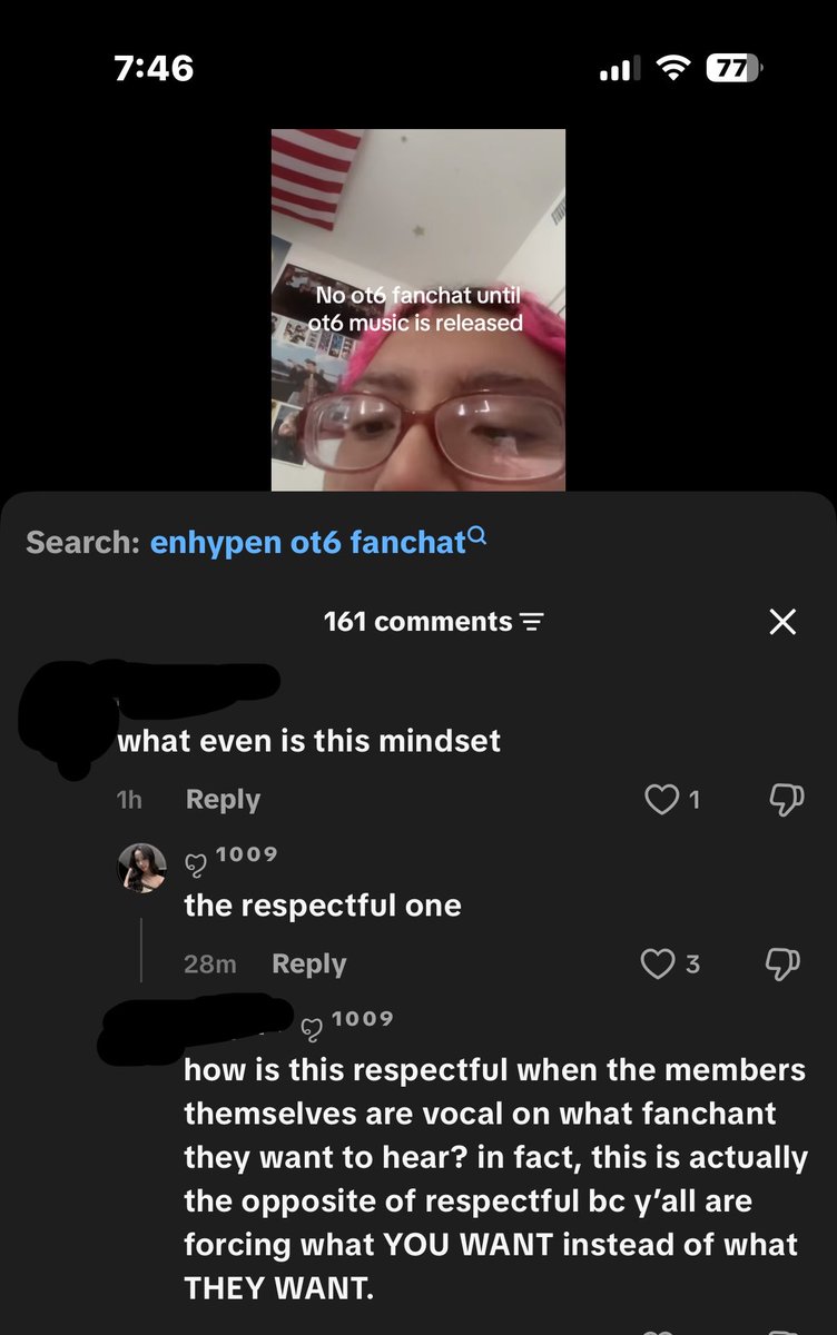 topwonster's tweet photo. and now they’re saying that chanting the OT6 fanchant only when OT6 music is released is “respectful.” https://t.co/SedM08Vlsp