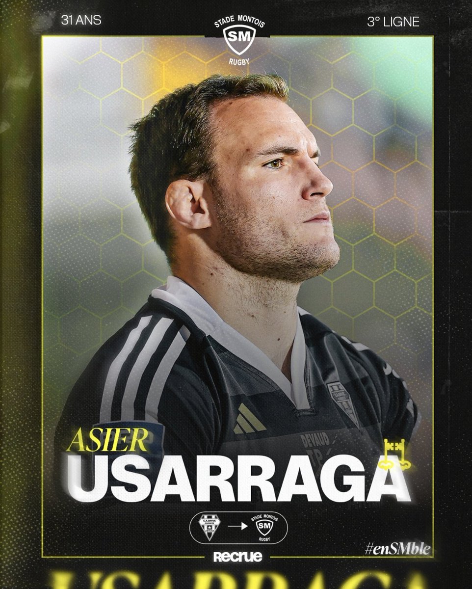 RutgerBlume's tweet photo. Es oficial, Stade Montois ha confirmado el fichaje de Asier Usarraga. https://t.co/g4ClZbIjBy