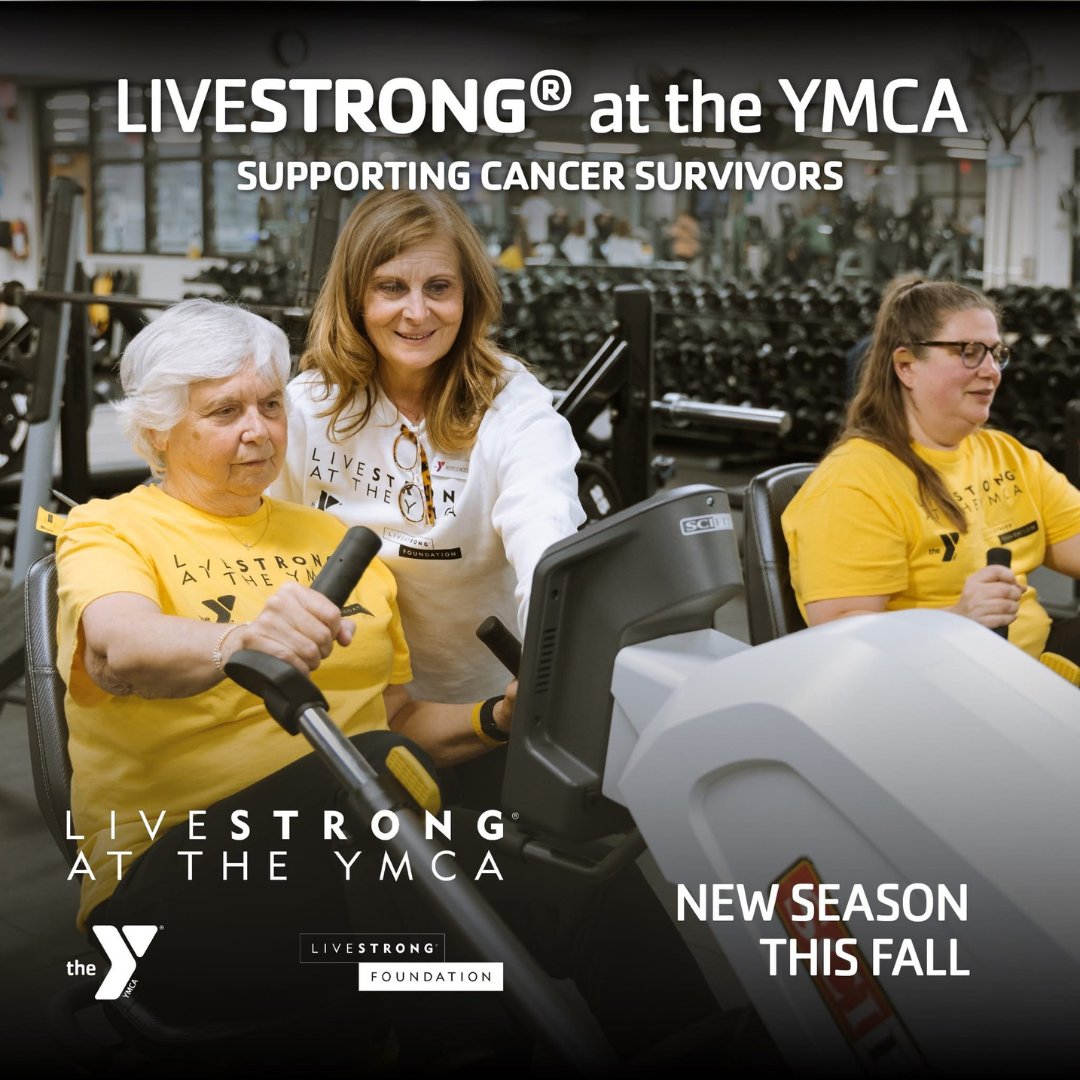 ymcatoledo's tweet photo. 💛 Stronger together.

LIVESTRONG at the YMCA helps cancer survivors regain strength, confidence, and community through safe, supportive exercise.

👉 Connect with Healthy Living staff to learn more.
https://t.co/HsKn6ejQGf https://t.co/231Cguycli