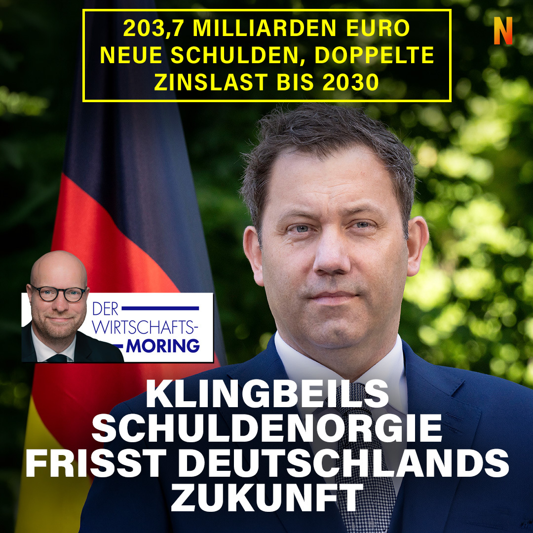 niusde_'s tweet photo. Auch wenn Merz und Klingbeil hartnäckig behaupten, es ginge darum, die Wirtschaft anzukurbeln und die Konjunktur wieder zu beleben, zeigen die ökonomischen Daten etwas ganz anderes. https://t.co/mWLXsLOREY https://t.co/w7cRrOPOZP