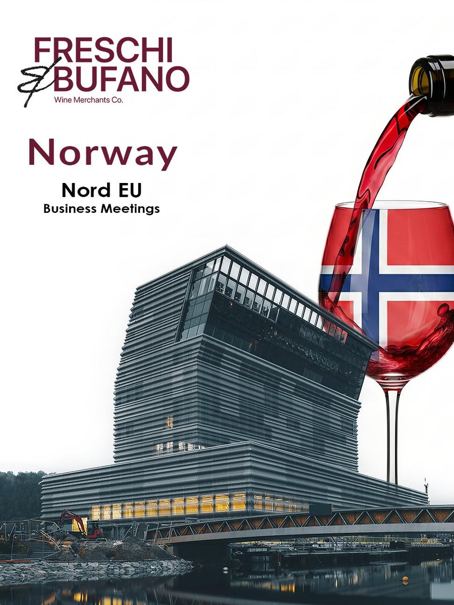 FreschiBufano's tweet photo. 🇳🇴 Norway, we're on our way.

This July, Freschi&amp;Bufano will be visiting Norway to present a curated selection of our Italian wines during a series of exclusive business meetings.

Looking forward to inspiring conversations and new opportunities.

See you in Norway! https://t.co/nSalVlS5dm