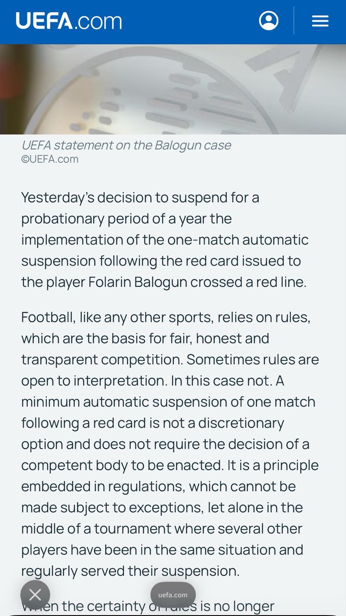 Pamsss23's tweet photo. @UEFA vs @FIFAcom 

Issue: 
Balogun case on @FIFAWorldCup 2026 

🔥🔥🔥

I am on UEFA Side!

#UEFAside https://t.co/zUhANbTtzF