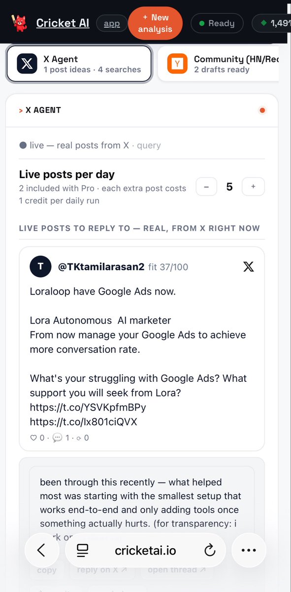 Cricket AI tweet media