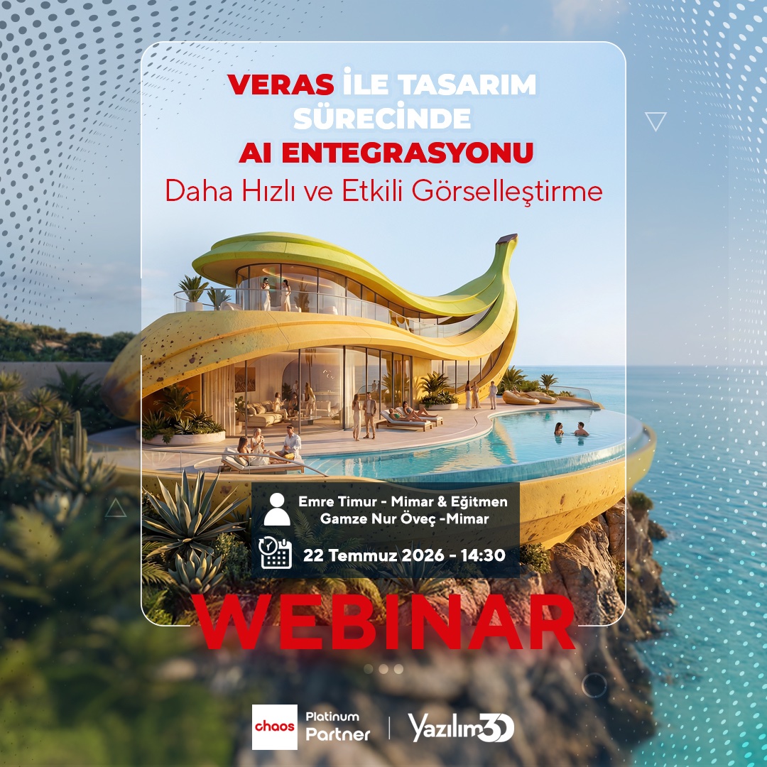 Yazilim3D's tweet photo. Bu webinarda;
✨ daha hızlı iterasyon
✨ daha etkili görsel üretimi
✨ sunuma hazır çıktılar
✨ tasarım sürecinde yeni nesil yaklaşımlar gibi başlıklara odaklanacağız.
📌 Ücretsiz kaydınızı oluşturmak içintıklayın
https://t.co/Pk8lzfVGqQ
@ChaosGroup
#yazılım3d #chaosgroup https://t.co/oFX7XTi1PH