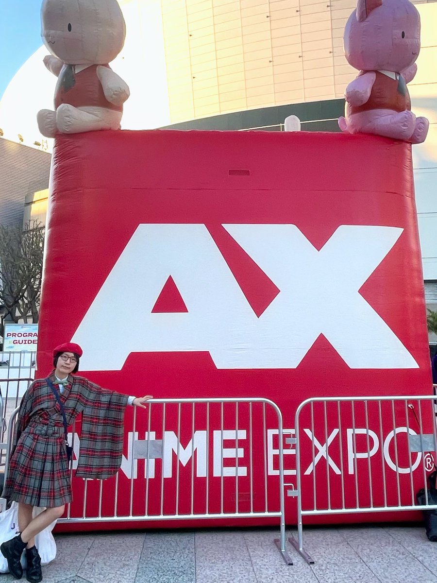 marinenakamura's tweet photo. Anime Expoから帰ってきました🇺🇸
まじめにがんばりました。
多くの来場者でまじはっぴー🧸

I’m back in Japan from Anime Expo! ✈️
So many people came by, and it made me really happy. Thank you! 🤩 https://t.co/JgVkCOU6XY